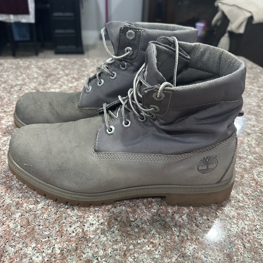 Grey Timberlands Men’s Size 11